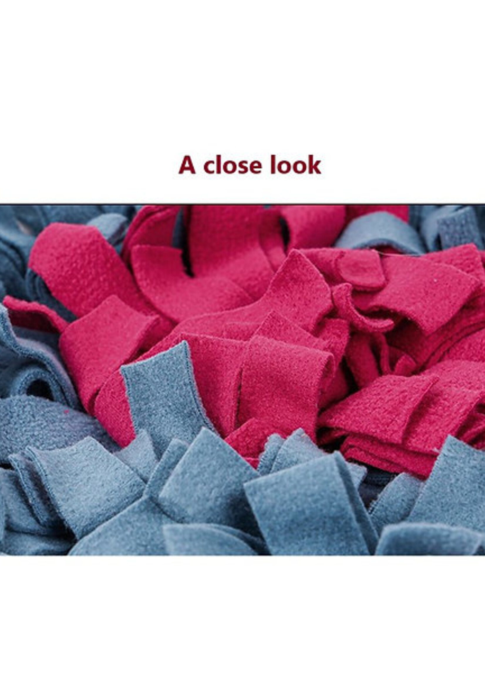 PAWZNDOGZ SNUFFLE MAT STAR RED