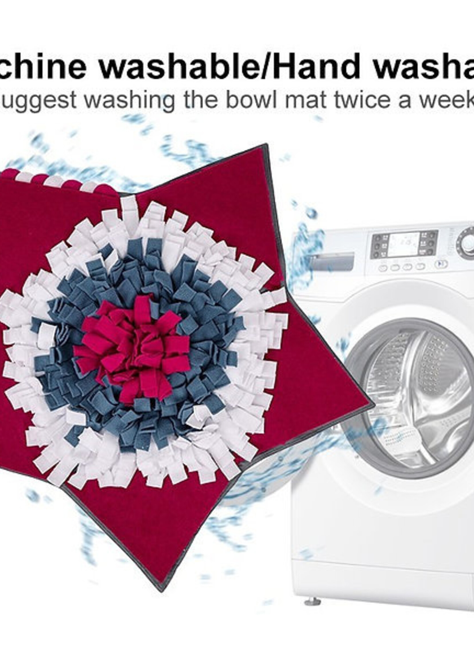 PAWZNDOGZ SNUFFLE MAT STAR RED