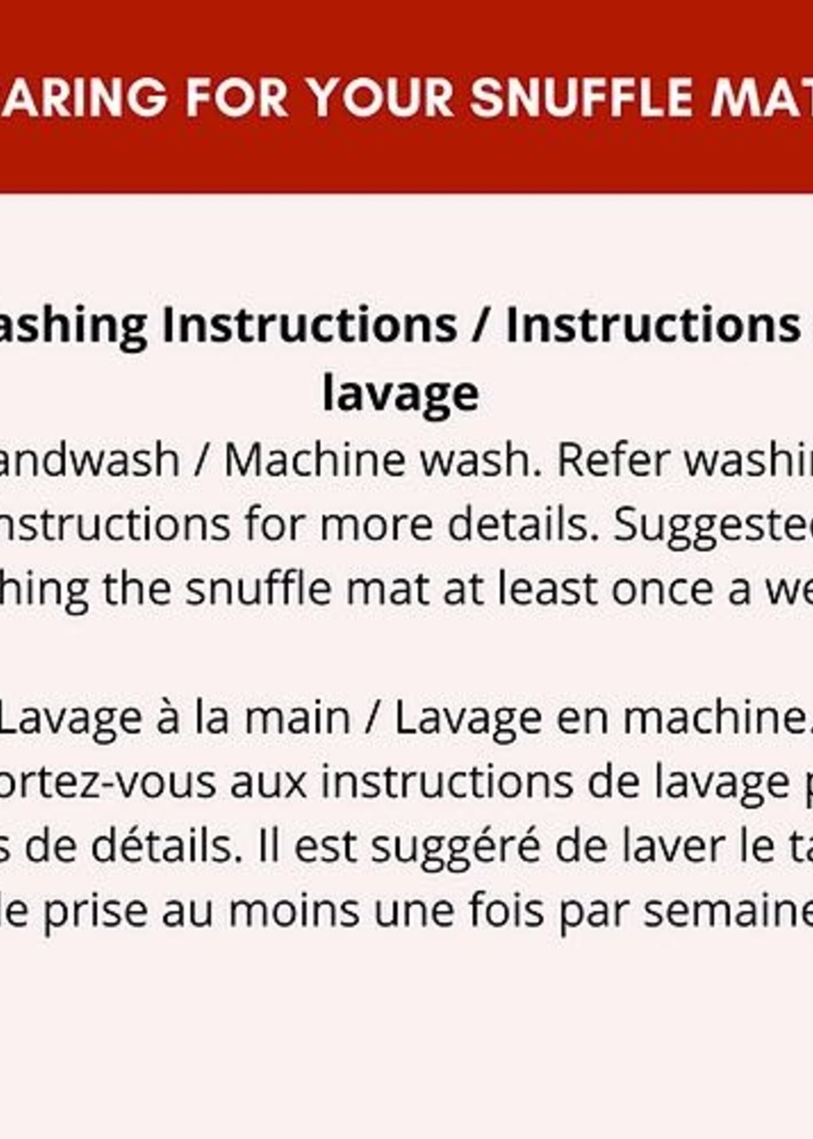 PAWZNDOGZ SNUFFLE MAT STAR RED