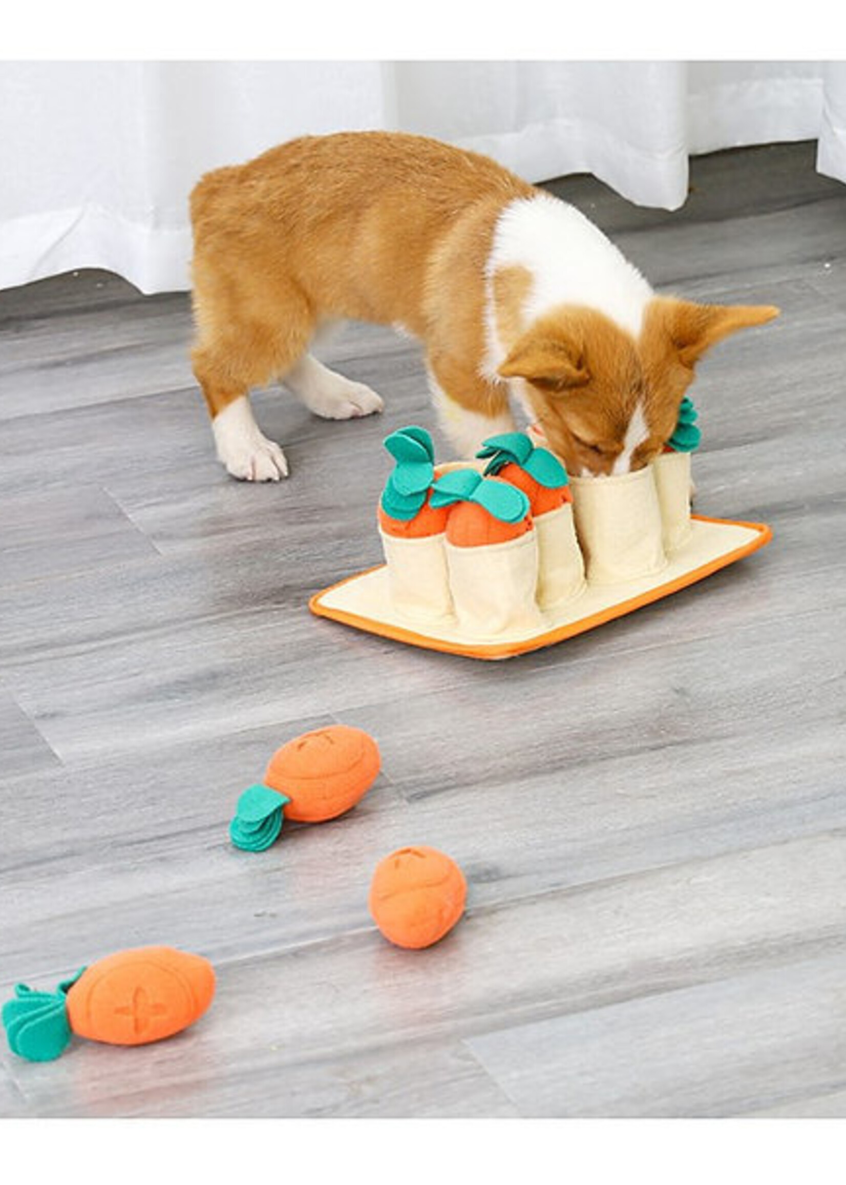 PAWZNDOGZ SNUFFLE MAT CARROT MANIA