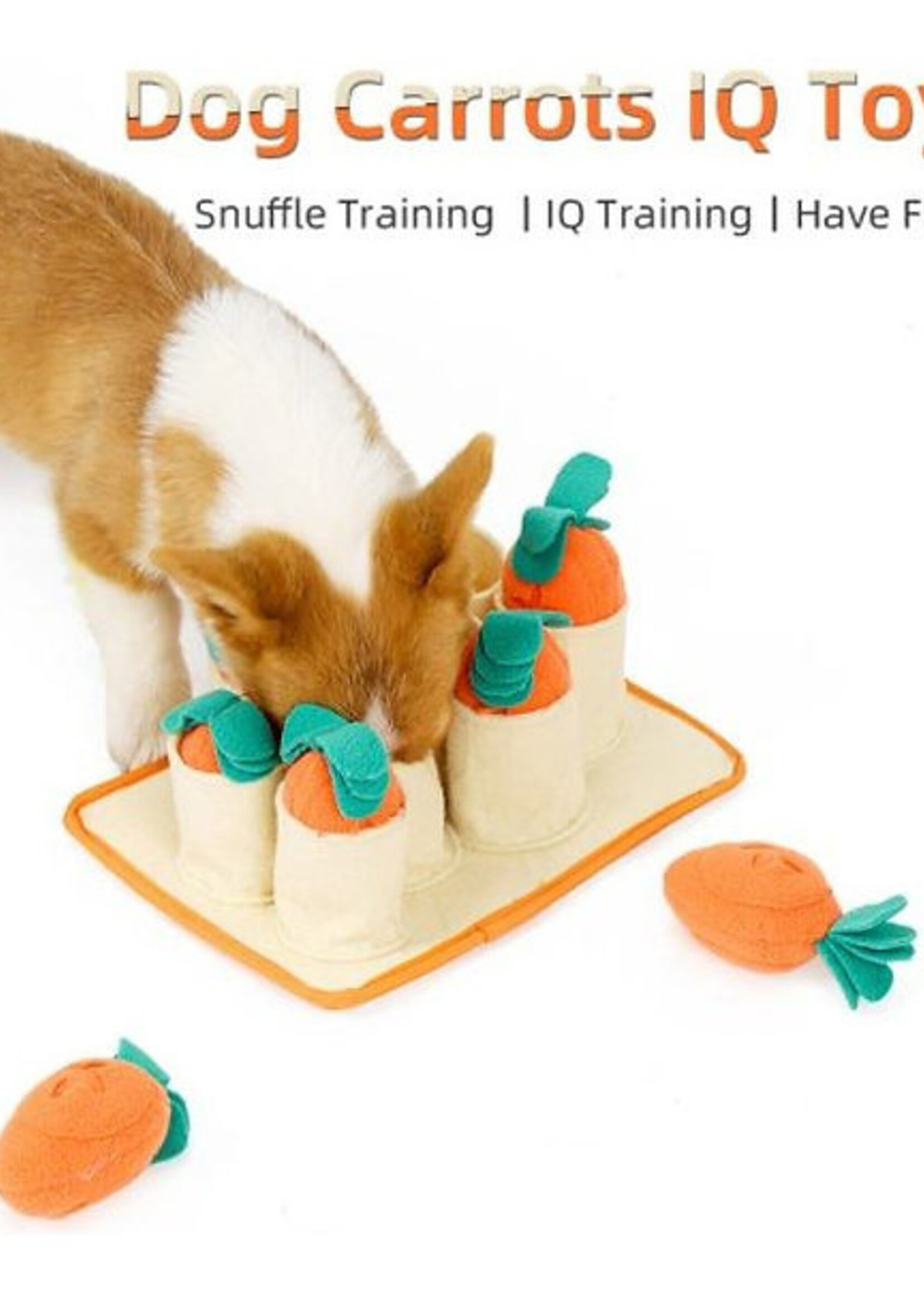 PAWZNDOGZ SNUFFLE MAT CARROT MANIA