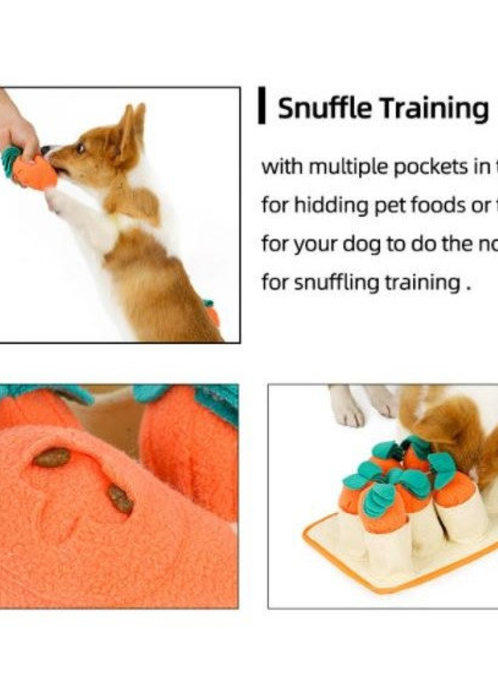 PAWZNDOGZ SNUFFLE MAT CARROT MANIA