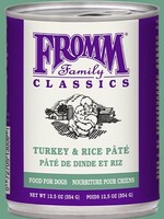 Fromm Fromm Dog Classic Turkey & Rice Pate 12.2oz