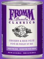 Fromm Fromm Dog Classic Chicken & Rice Pate 12.2oz
