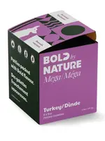 Bold by Nature Bold by Nature Mega Dog Raw Turkey Patties