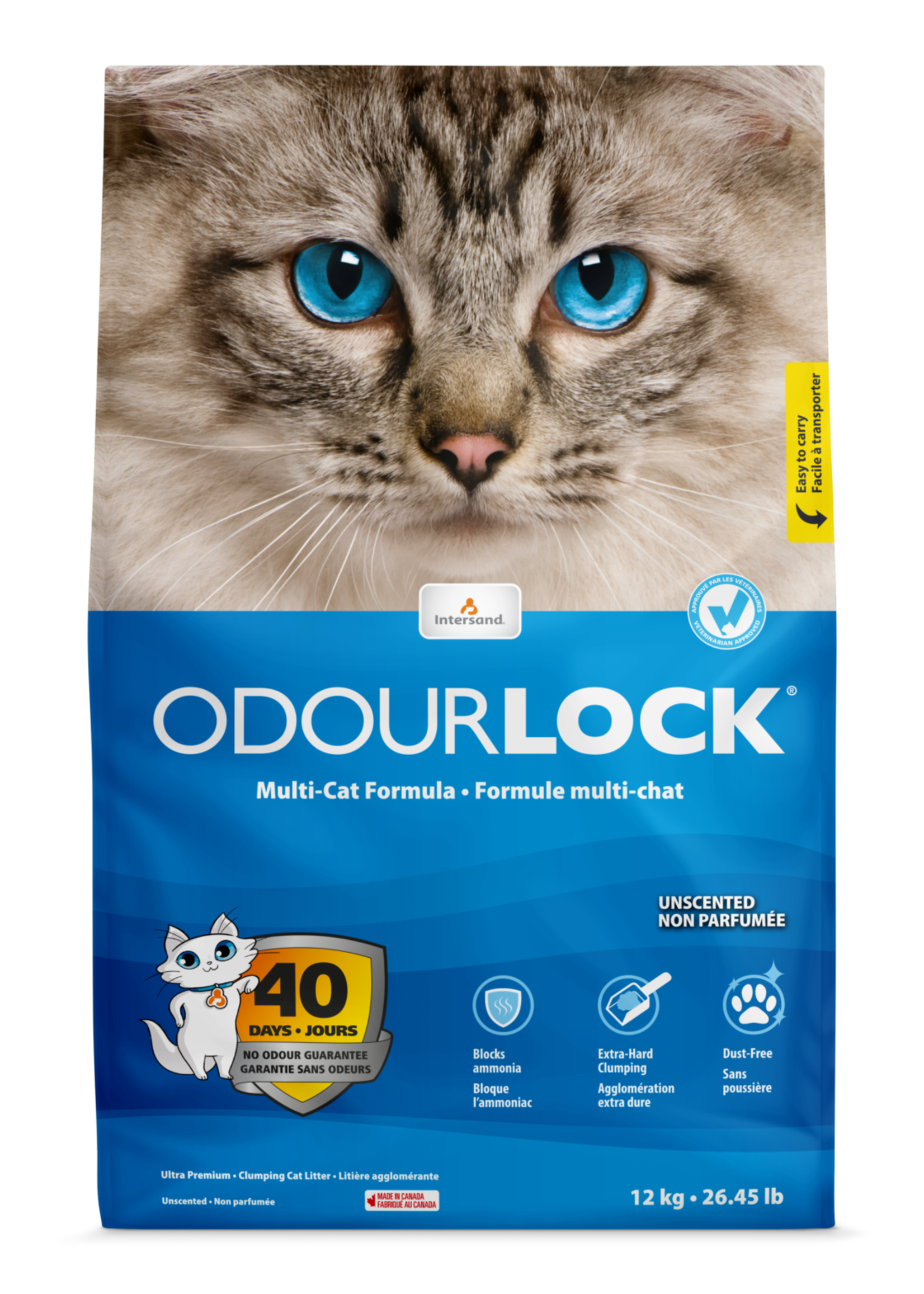 OdourLock Odourlock Ultra Premium Clumping Litter 12kg