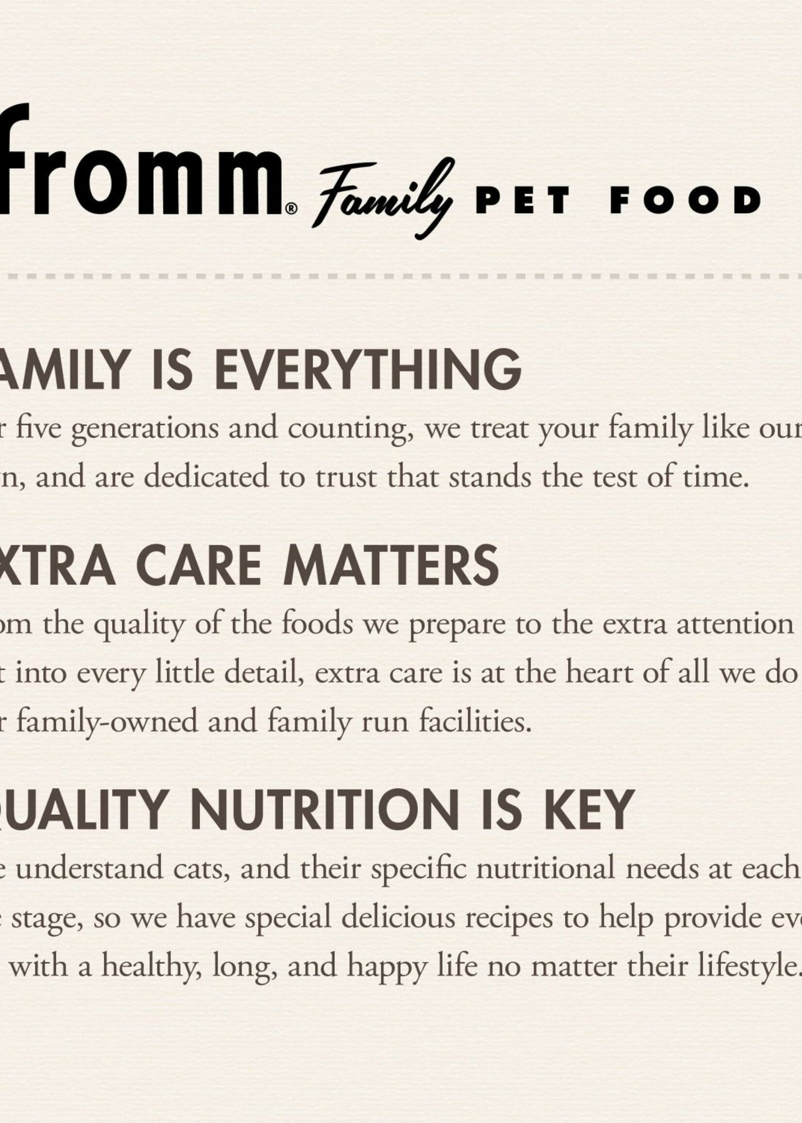 Fromm Fromm Cat Adult Gold