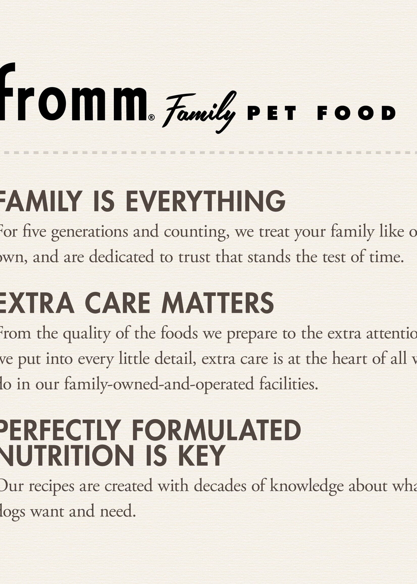 Fromm Fromm Nutritionals Mobility Dry Dog Food