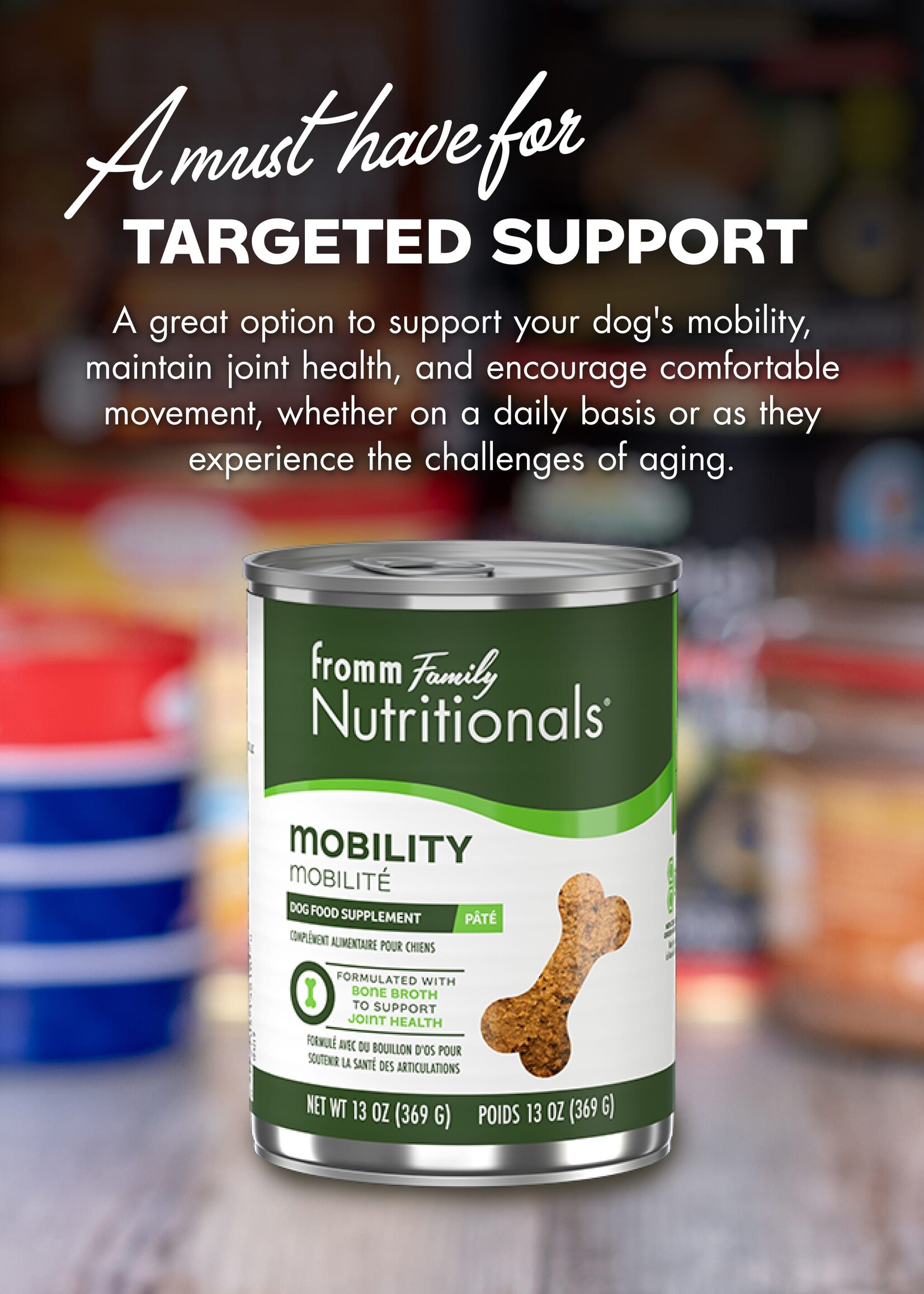 Fromm Fromm Nutritionals Dog Can- Mobility 13oz