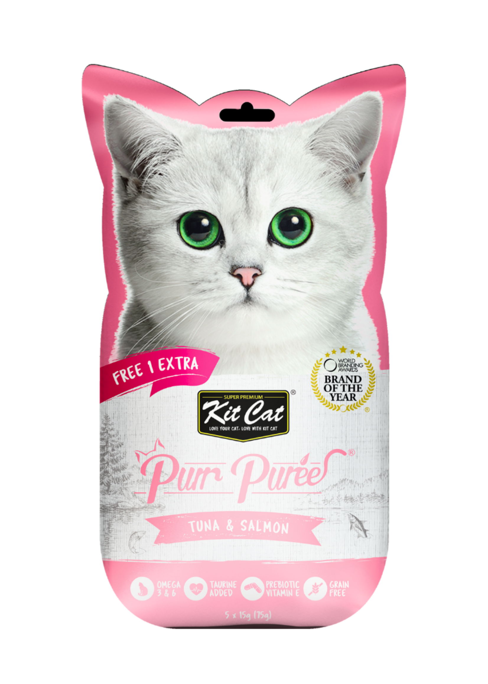 Kit Cat Kit Cat Purr Puree Tuna & Salmon