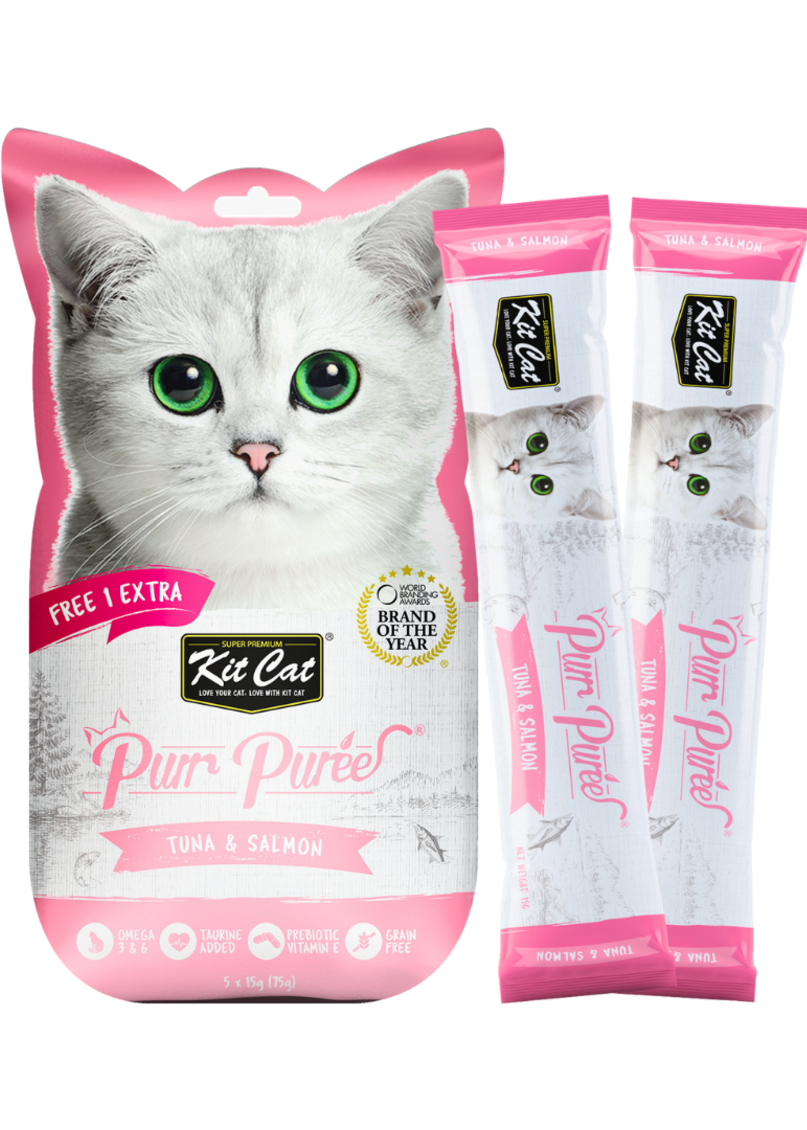 Kit Cat Kit Cat Purr Puree Tuna & Salmon