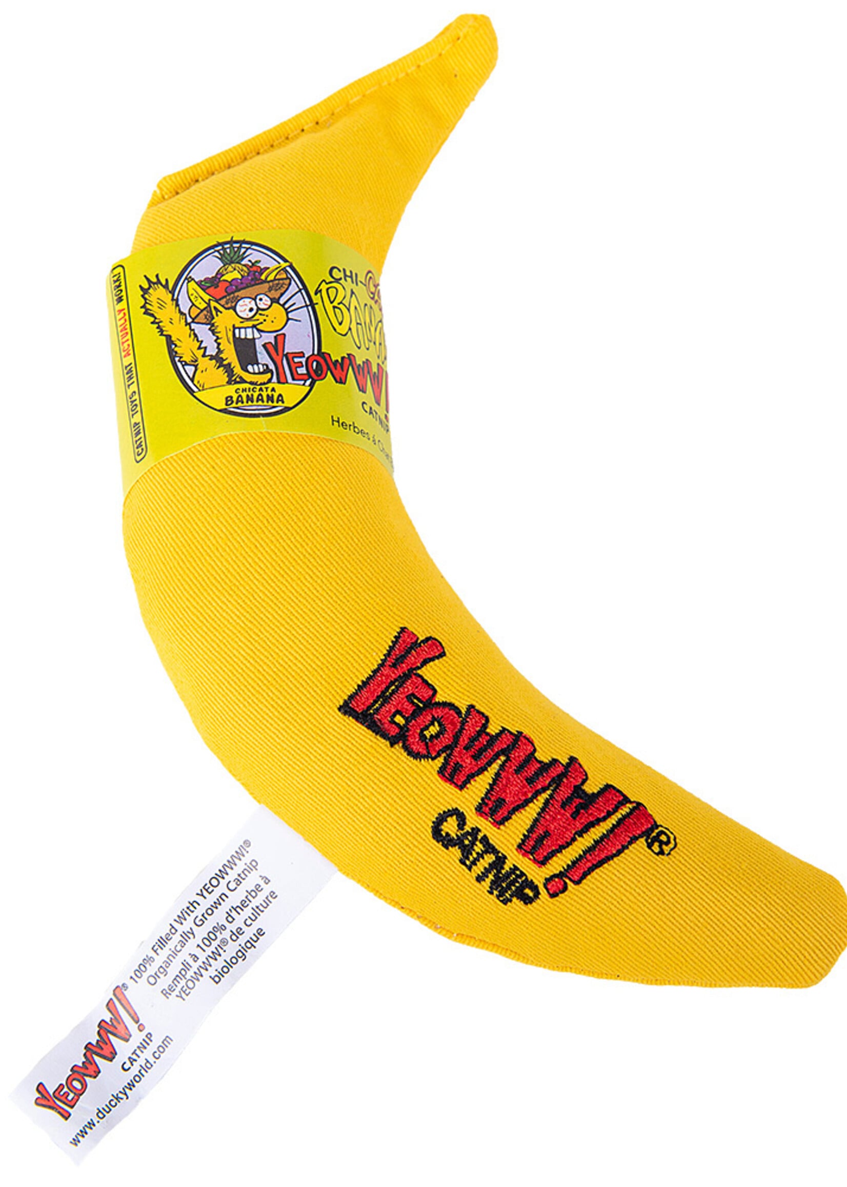 Yeowww Yeowww Banana Catnip toy
