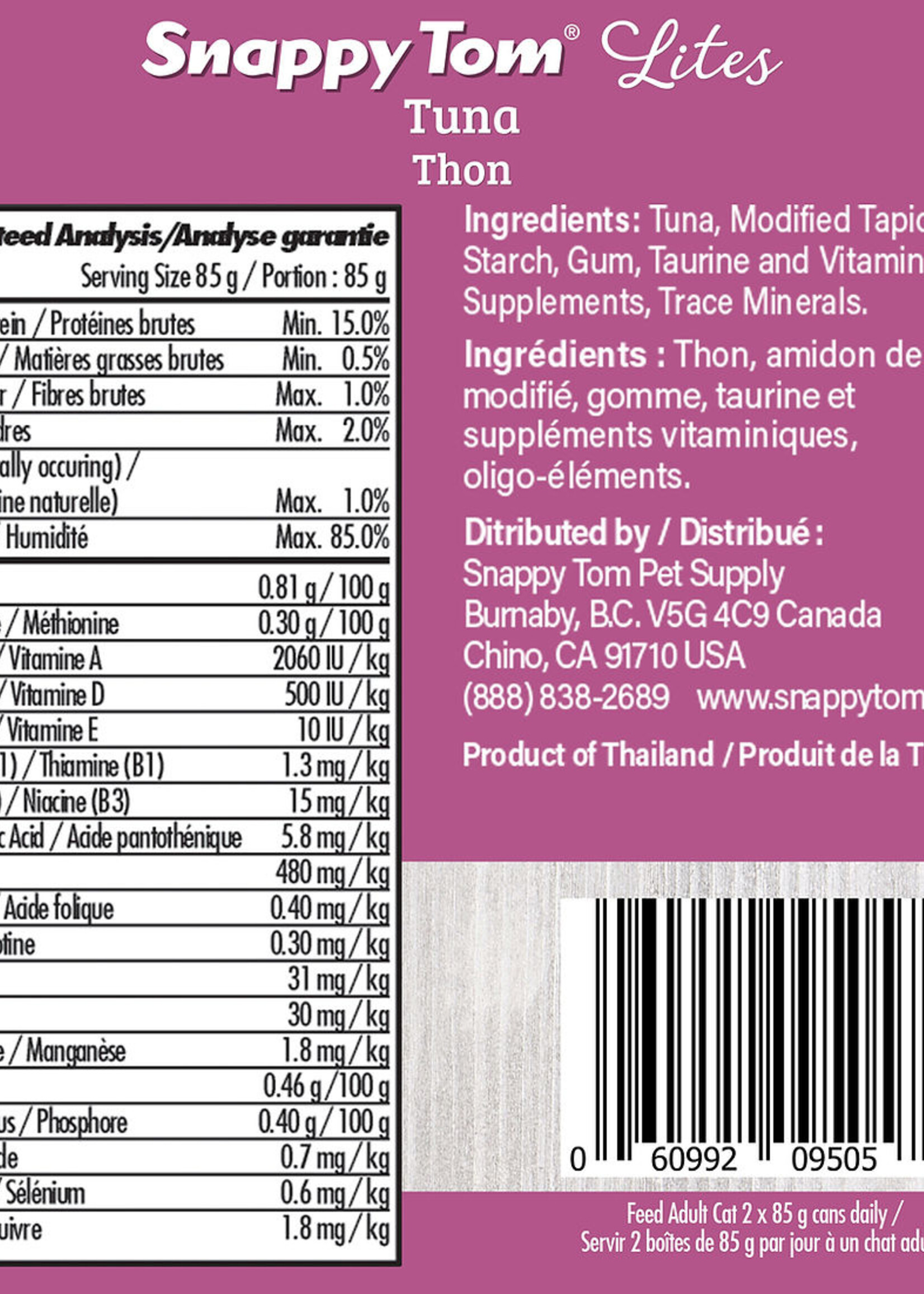 Snappy Tom Snappy Tom Lites Tuna 3 oz (85gm)