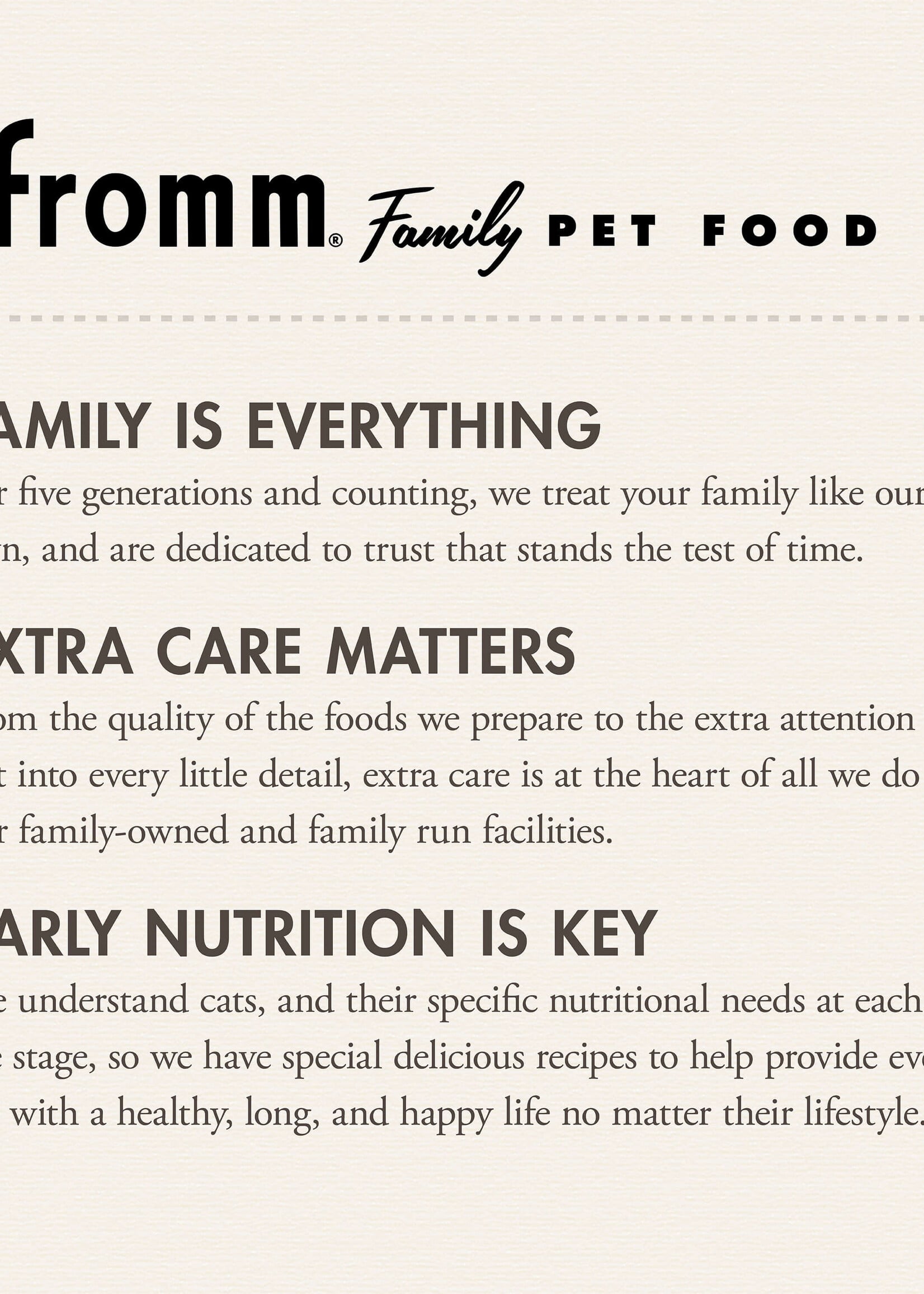 Fromm Fromm Gold Cat Kitten Chicken Duck