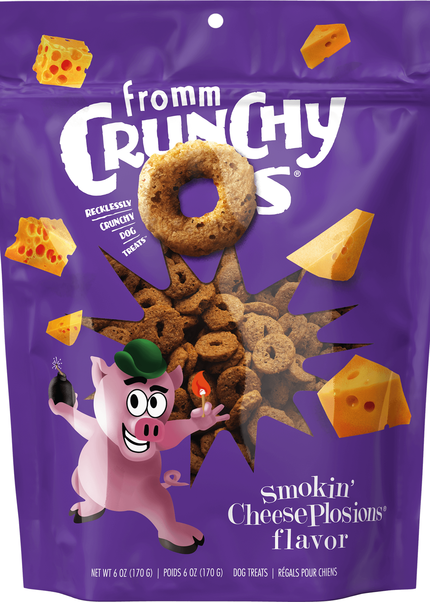 Fromm Fromm Dog Crunchy O's Smokin CheesePlosion