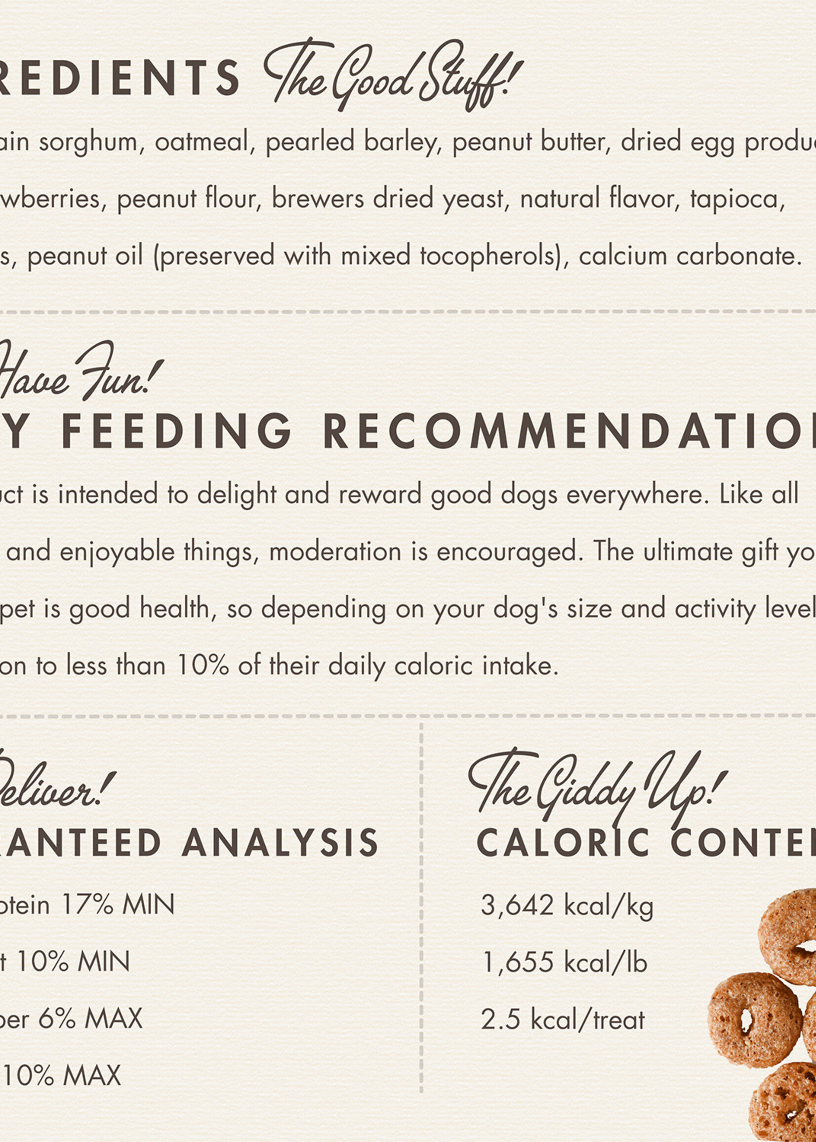 Fromm Fromm Crunchy O's Peanut Butter Jammers