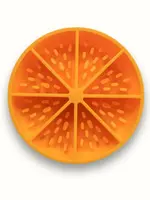 Dogs Crush Dog's Crush 3 in 1 Slow Feeder, Lick Mat and Crushsicle Bowl Medium Citrus Edition