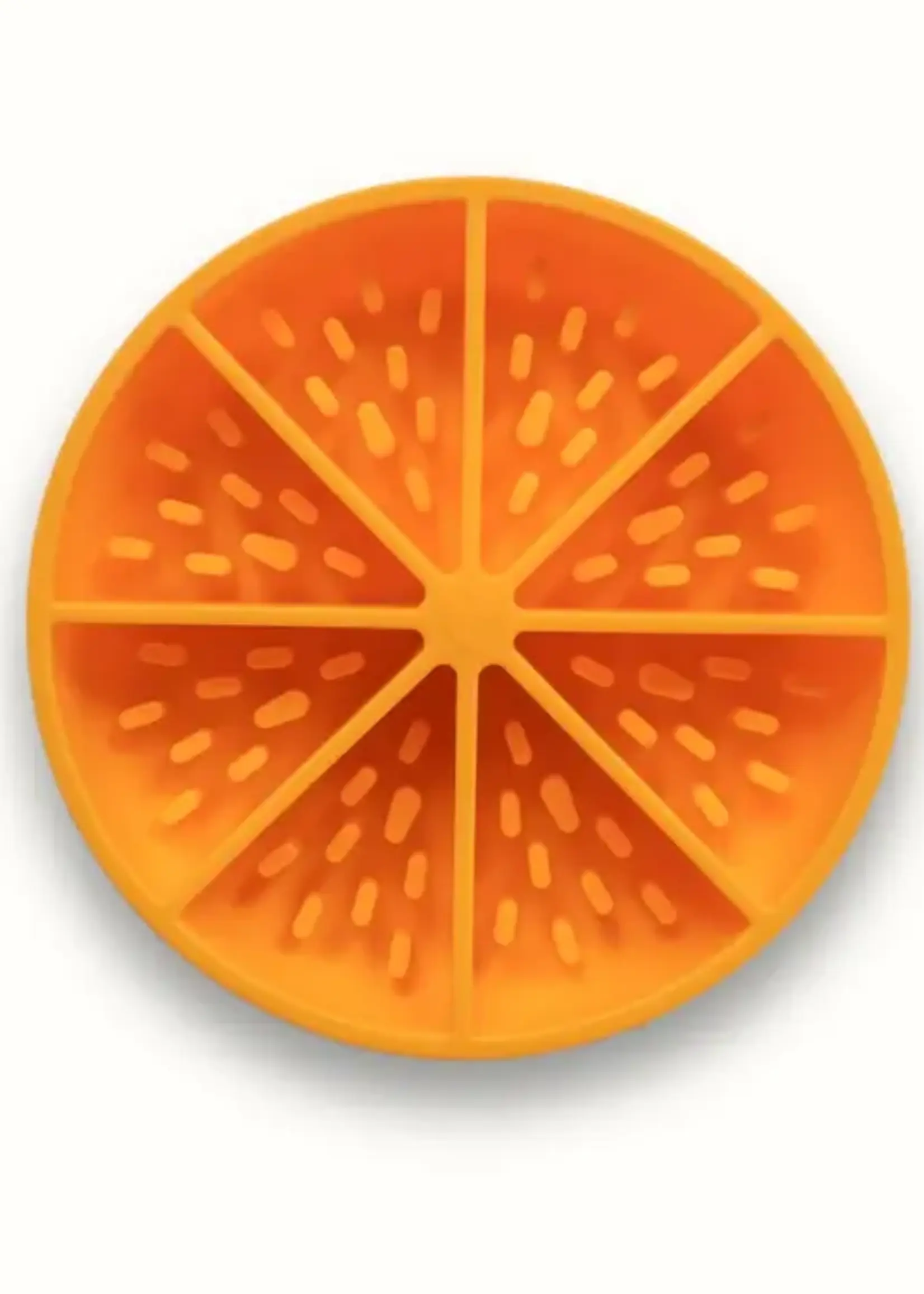 Dogs Crush Dog's Crush 3 in 1 Slow Feeder, Lick Mat and Crushsicle Bowl Medium Citrus Edition