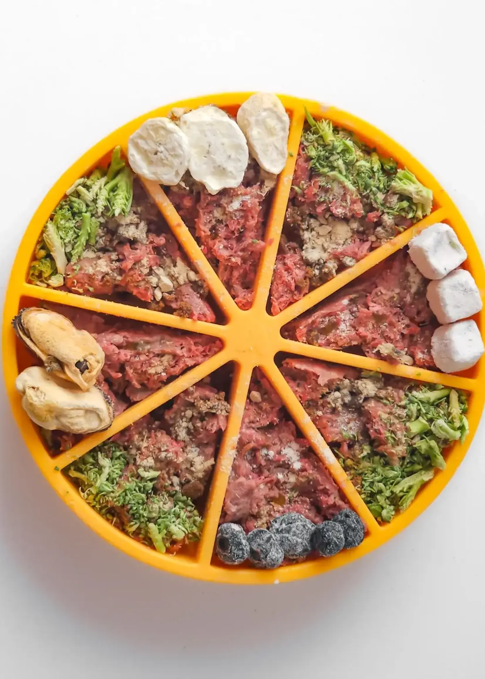 Dogs Crush Dog's Crush 3 in 1 Slow Feeder, Lick Mat and Crushsicle Bowl Medium Citrus Edition