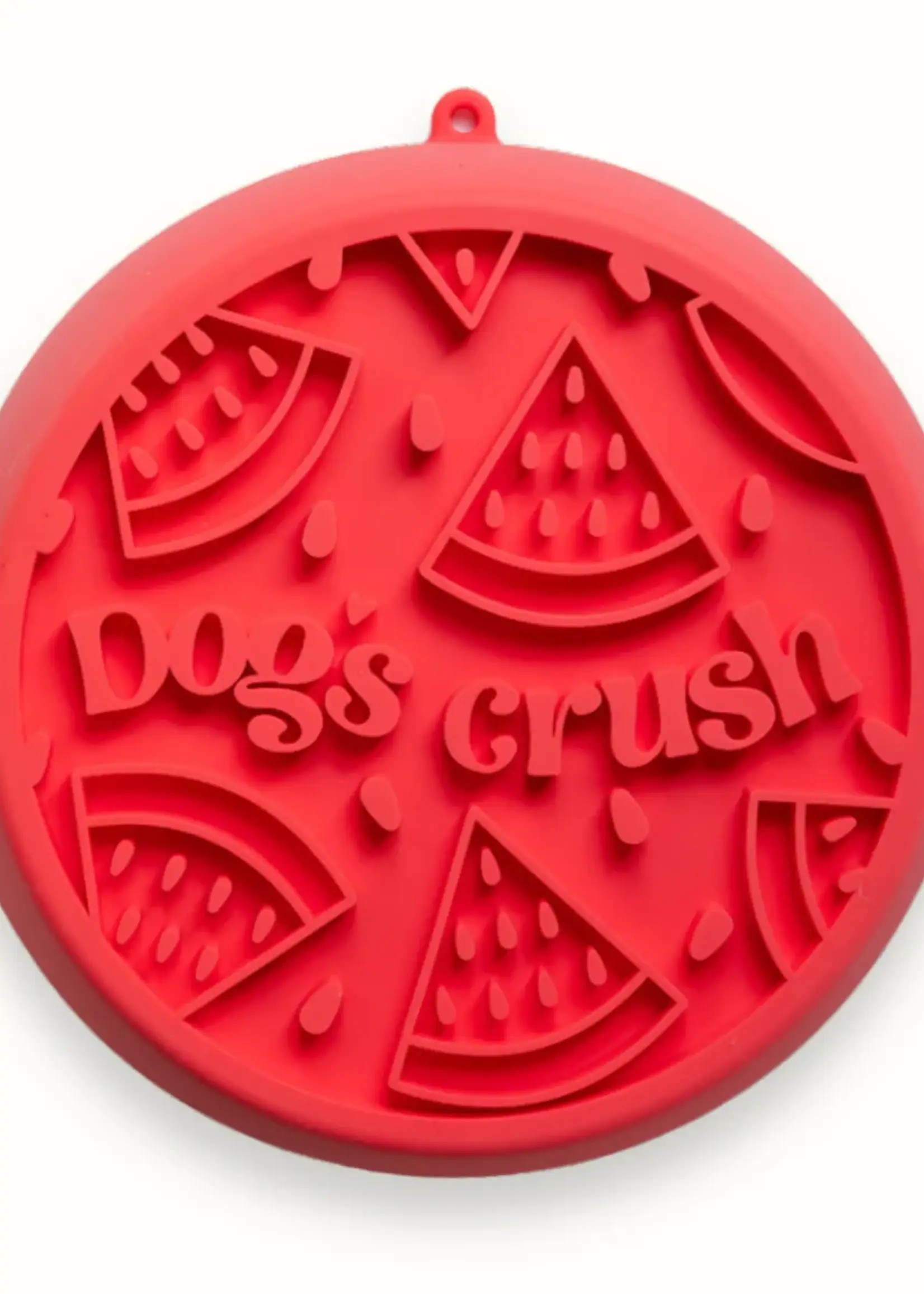 Dogs Crush Dog's Crush 3 in 1 Slow Feeder, Lick Mat and Crushsicle Bowl Large Melon Edition
