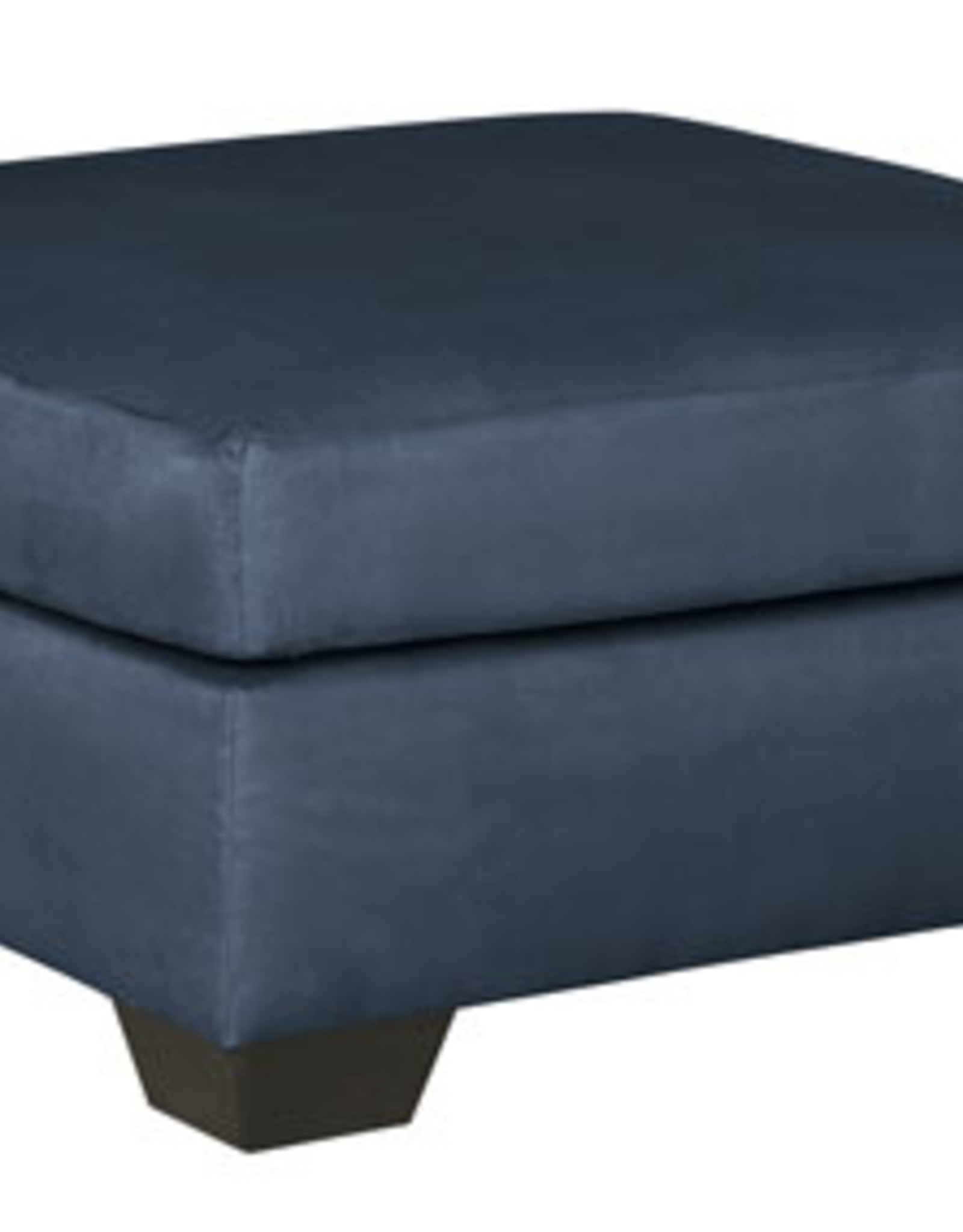 Darcy Ottoman (Blue) - Online Only