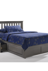 Rosemary Platform Bed - Comes in Five Colors