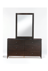 Zest 6-Drawer Dresser With Zest Mirror