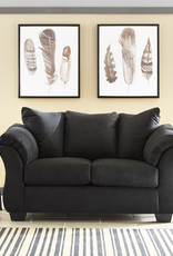 Black Darcy Loveseat  Clearance