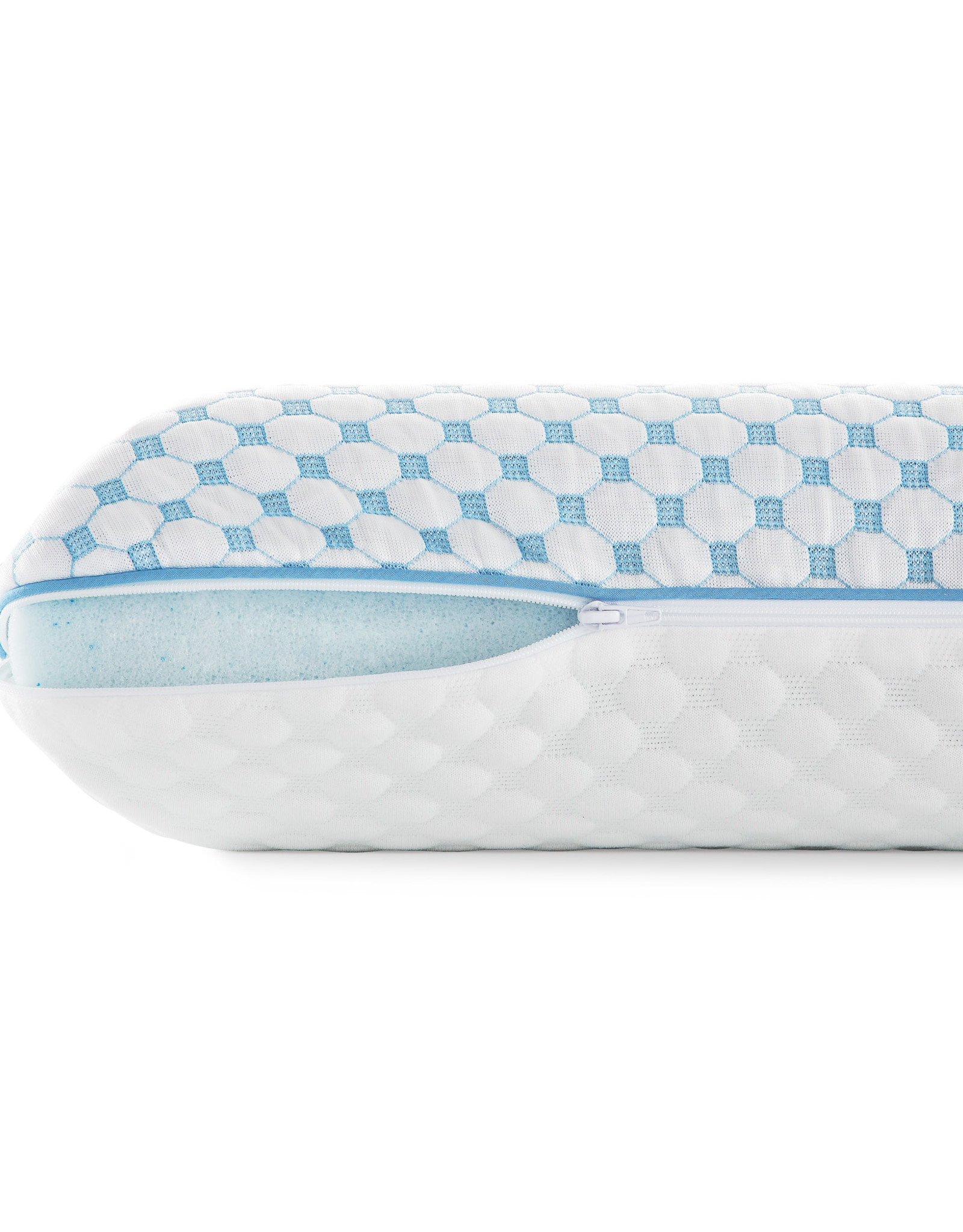 Gel Memory Foam Pillow + Reversible Cooling Cover