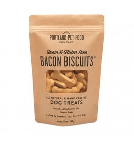 Portland Pet Food Portland Pet Food Grain-Free Bacon Biscuits Dog Treats 5oz