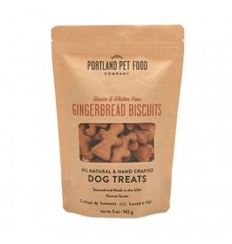Portland Pet Food Portland Pet Food Grain-Free Gingerbread Biscuits Dog Treats 5oz