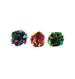 Coastal Pet Products Turbo Mylar Crinkle Ball Toy