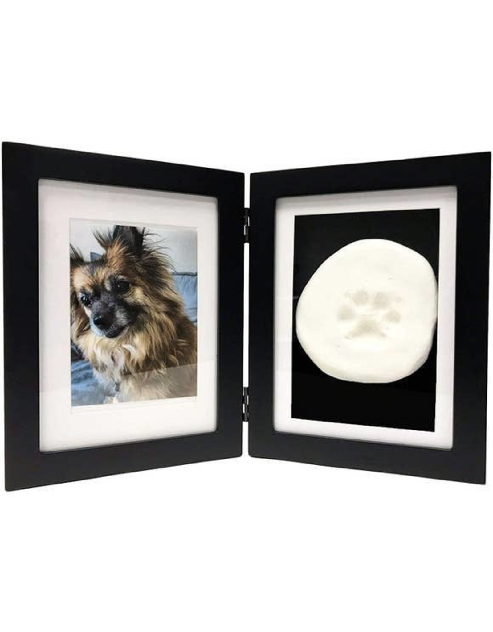 Midlee Designs Midlee Hinge Clay Paw Print Frame - Black