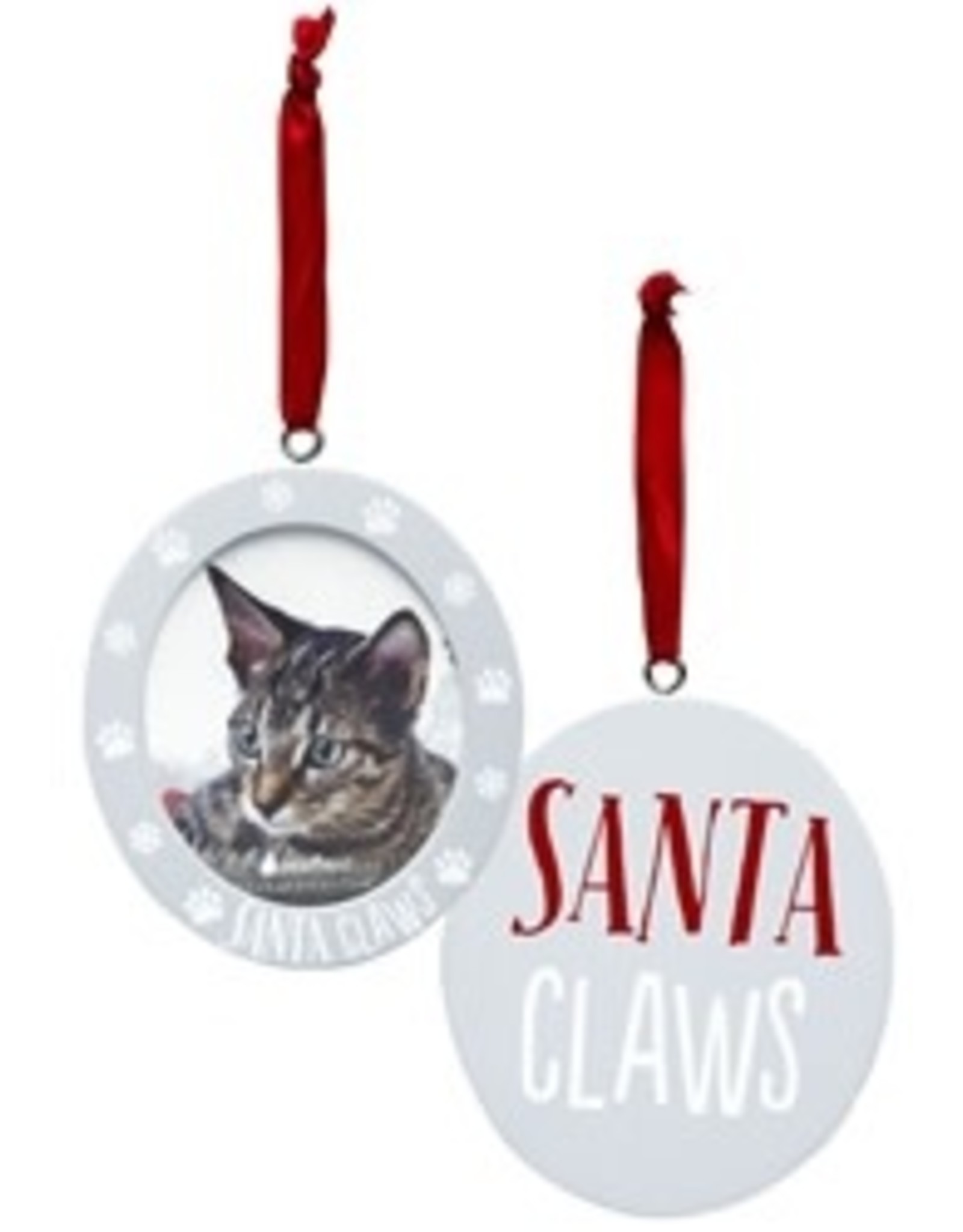 Pearhead Santa Claws Photo Ornament - Everett Pet Nutrition LLC