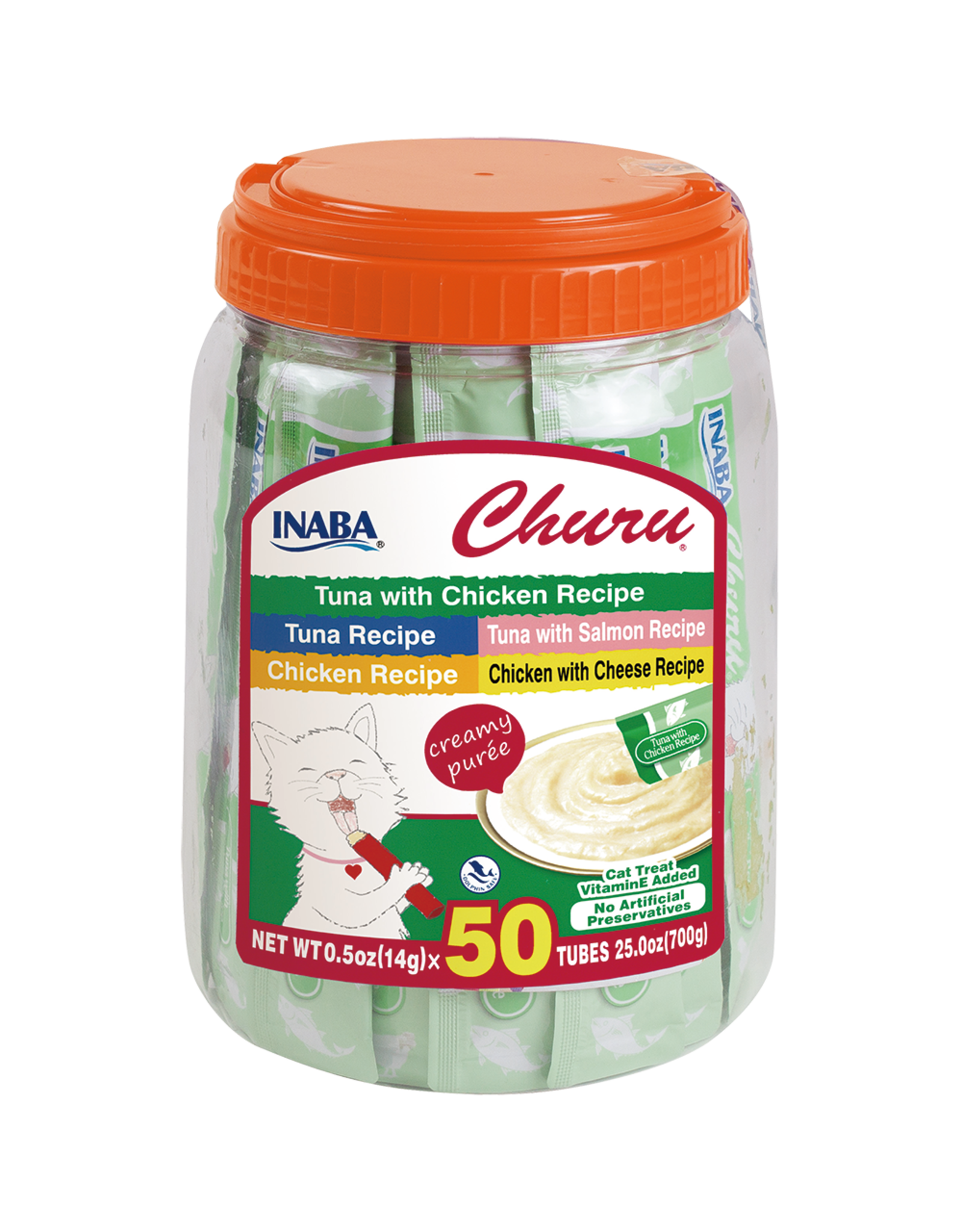 Inaba Inaba Churu Purees Tuna & Chicken 50 tube Multipack