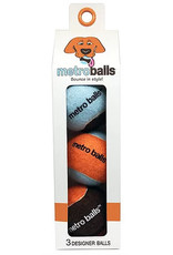 Metro Paws Metro Paws Metro Balls Orange 3ct