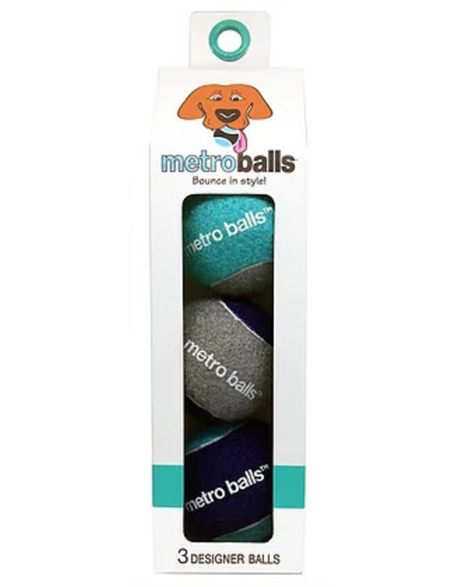 Metro Paws Metro Paws Metro Balls Seafoam 3ct