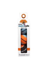 Metro Paws Metro Paws Mini Metro Balls Orange 3ct