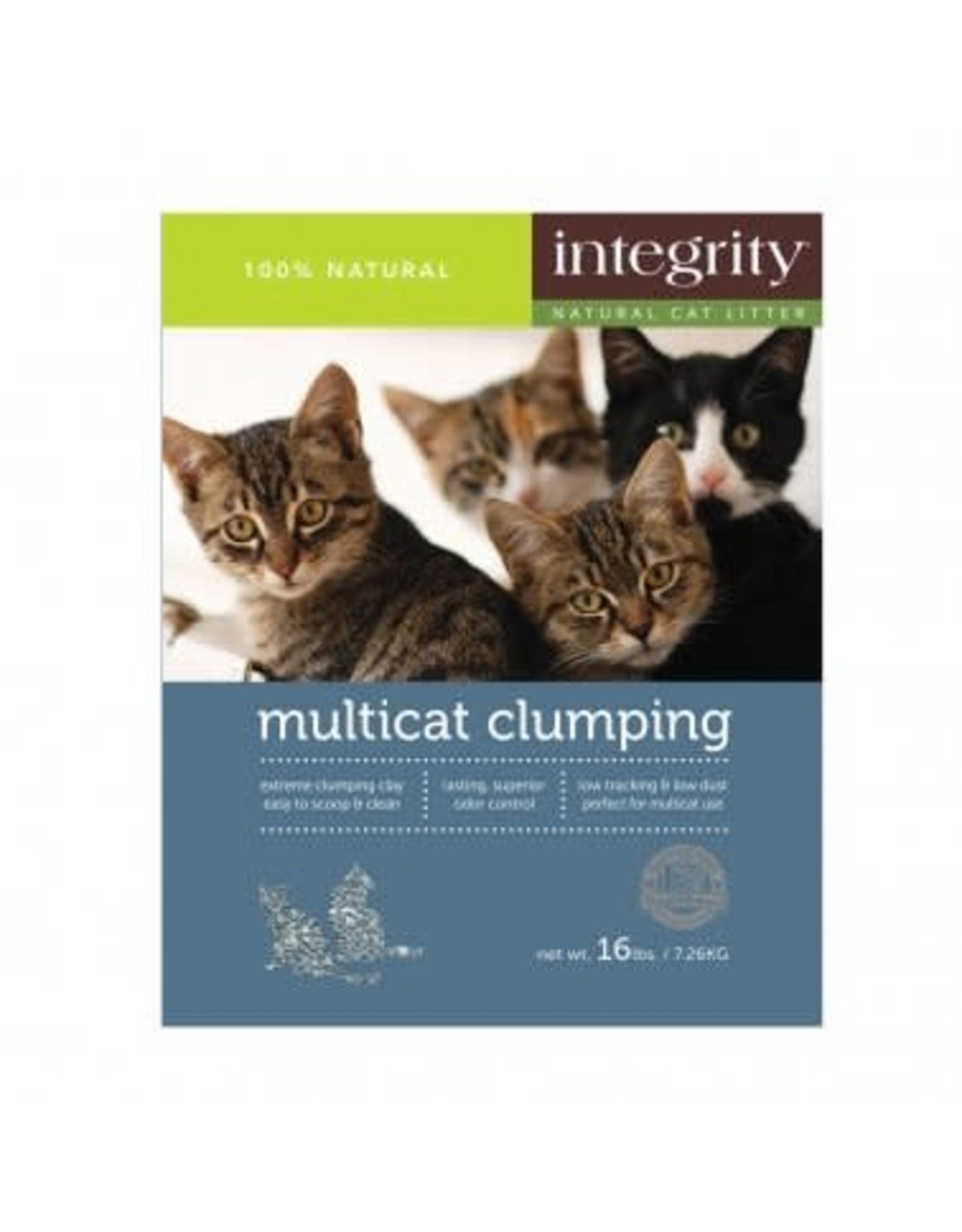 Integrity Integrity Natural Multi Cat Clumping Clay Litter