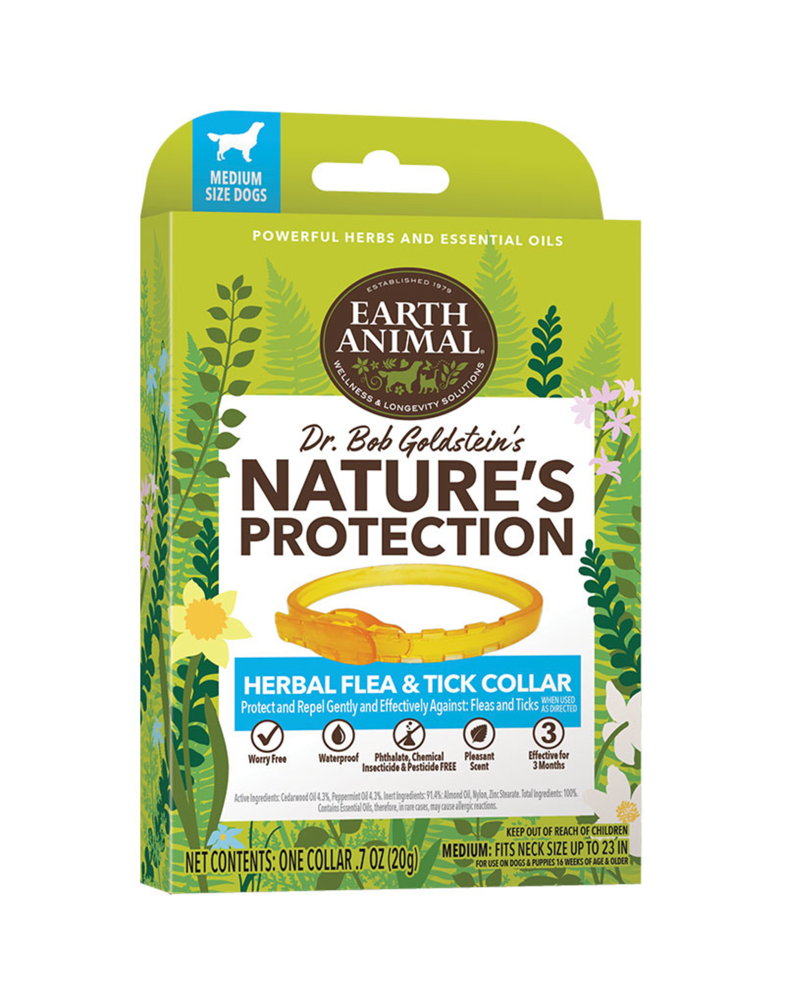 Earth Animal Earth Animal Nature's Protector Herbal Flea & Tick Collar for Dogs