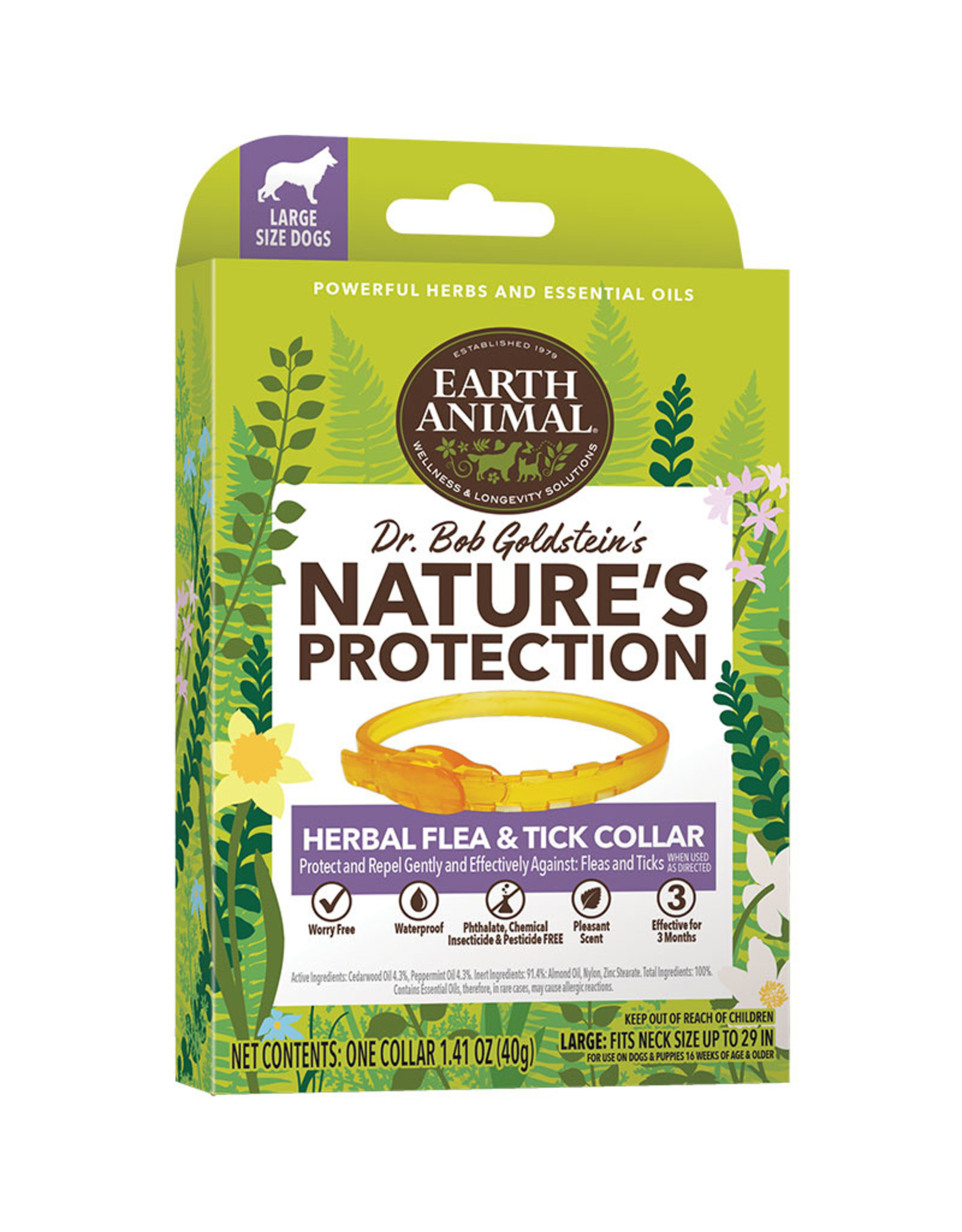 Earth Animal Earth Animal Nature's Protector Herbal Flea & Tick Collar for Dogs