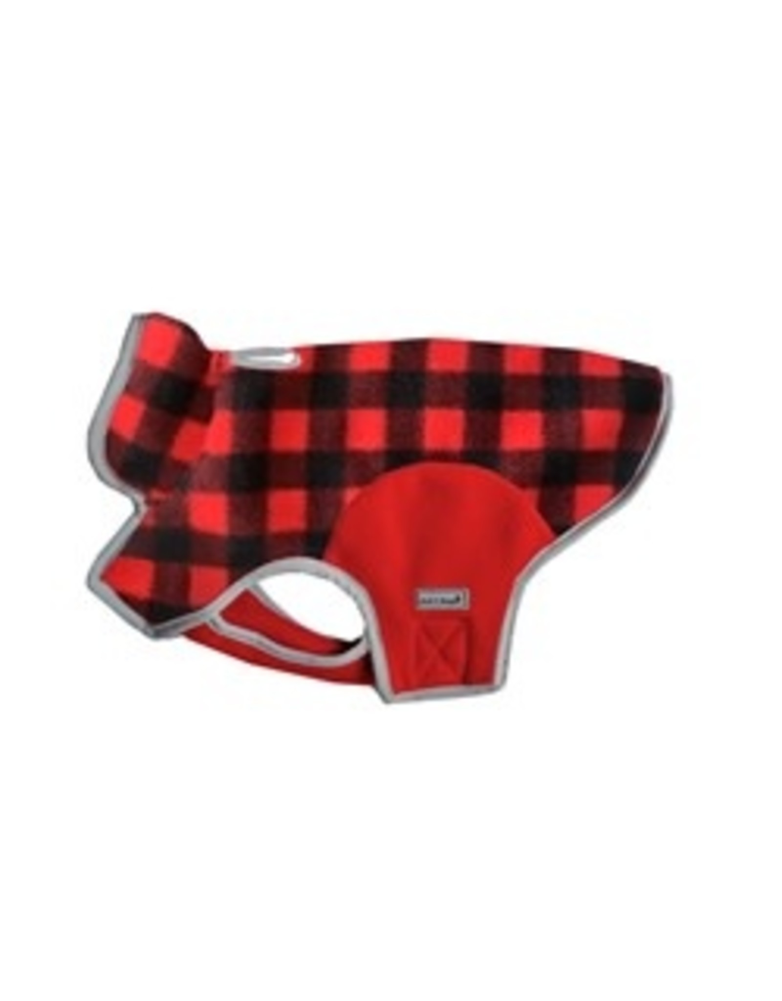 Cloak & Dawggie Cloak & Dawggie Red Buffalo Pattern Fleece Jacket