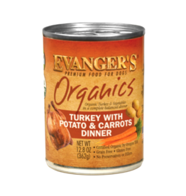 Evangers Evanger's Organics Turkey Dinner Dog Food 12.8oz