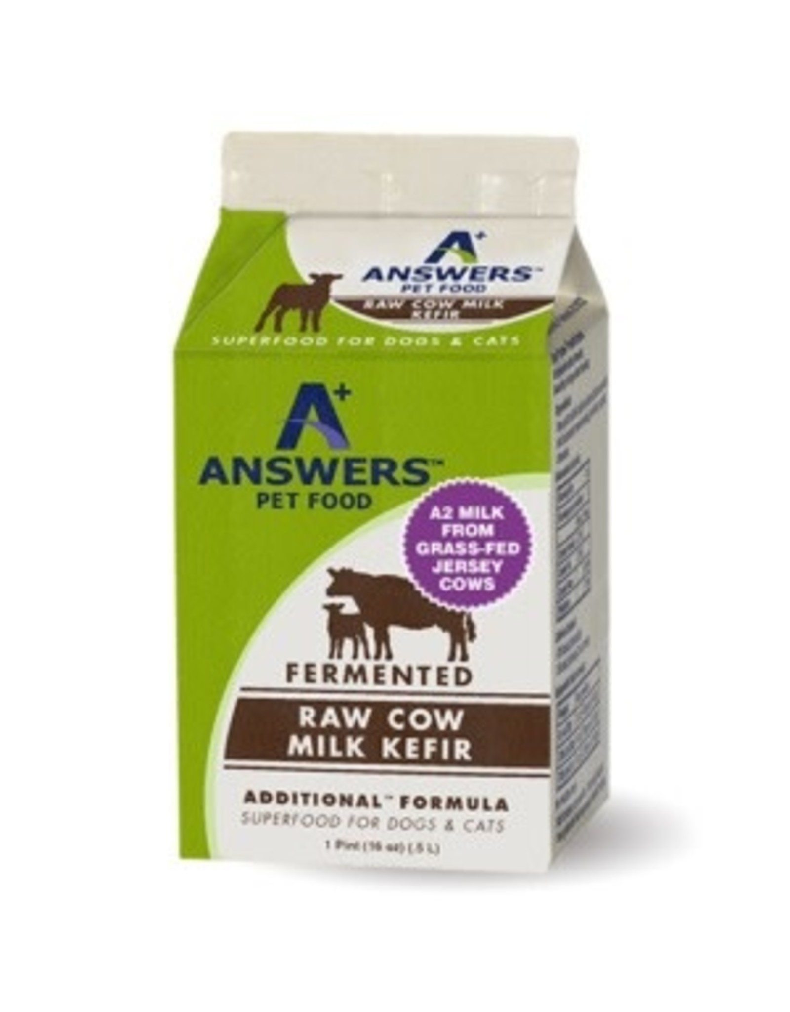 Answers Pet Foods Answers Cows Milk Kefir Pint