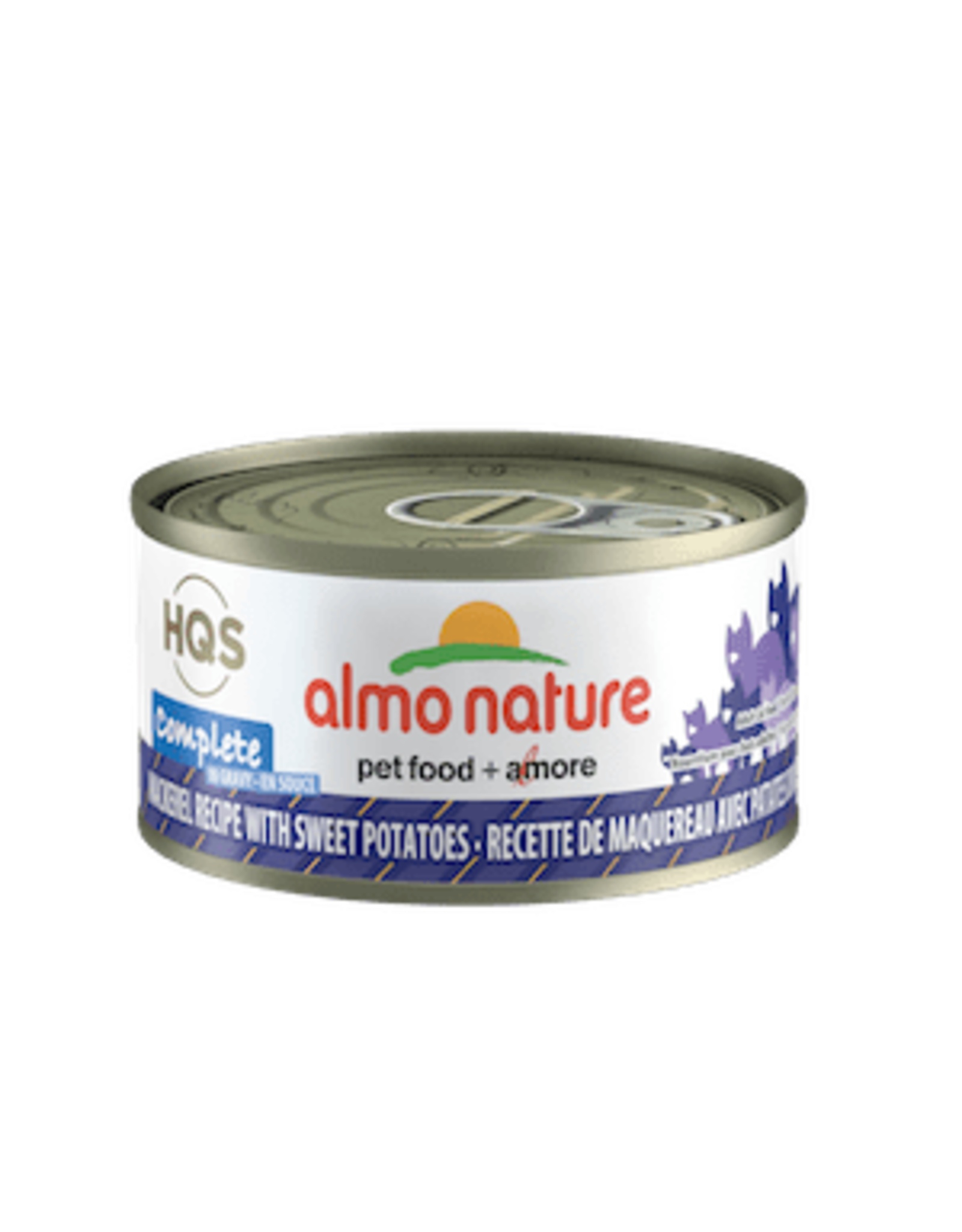 Almo Nature Almo Nature HQS Complete Mackerel & Sweet Potato in Gravy Cat Food 2.47oz