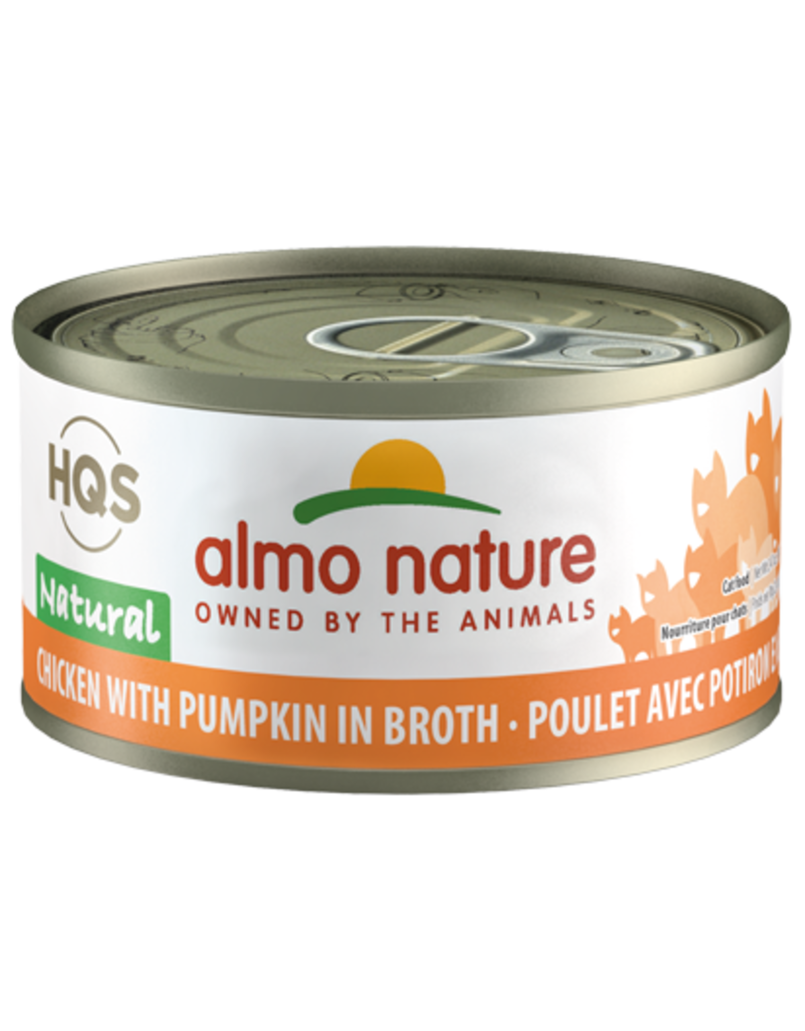 Almo Nature Almo Nature HQS Natural Chicken & Pumpkin in Broth Cat Food 2.47oz