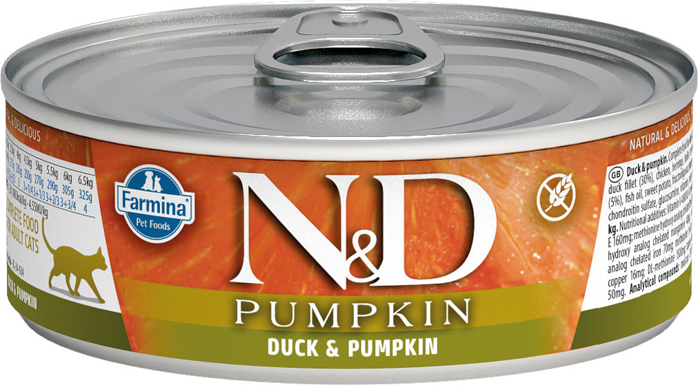 Farmina N&D Prime Duck & Pumpkin Cat Food 2.8oz - Everett Pet