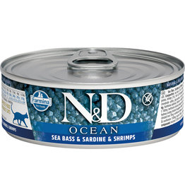Farmina N&D Farmina N&D Ocean Sea Bass, Sardine & Shrimp Wet Cat Food 2.8oz