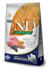 Farmina N&D Farmina N&D Ancestral Grain Lamb & Blueberry Adult Med/Max Dog Food