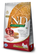 Farmina N&D Farmina N&D Ancestral Grain Chicken & Pomegranate Adult  Mini Dog Food